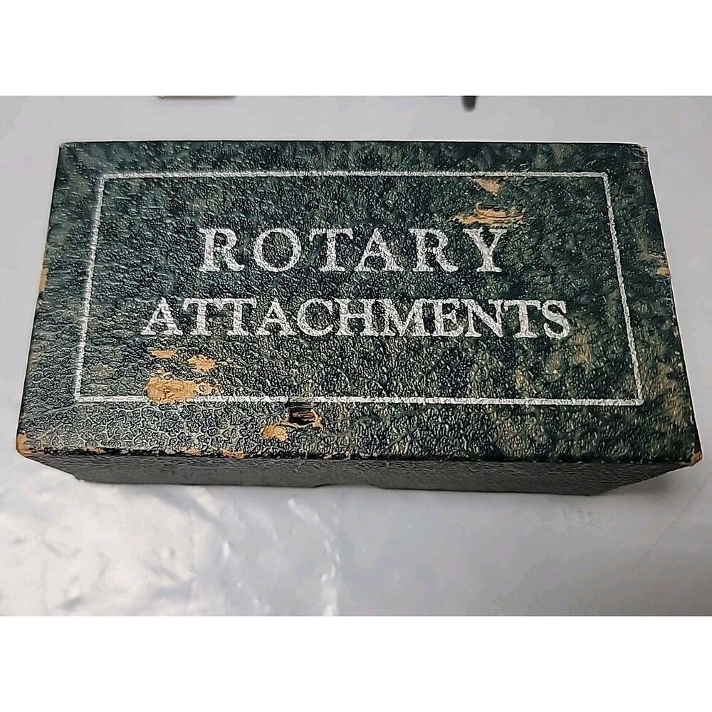 Vintage Greist Rotary Sewing Machine Attachments Set Presser Feet Tucker Hemmer